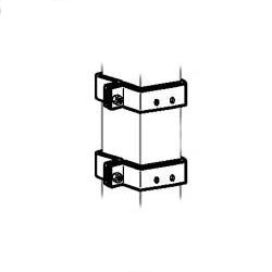 Post Mounting Solutions Bracket 3inx3in Grey For Hd Arms                                            