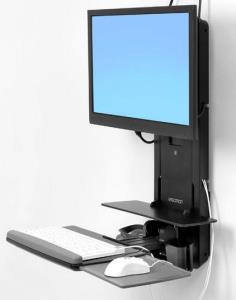 Styleview Sit Stand Vertical Lift Patient Room (black)
