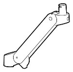 Accessory - LX Pro Arm without Pivot - polished aluminum