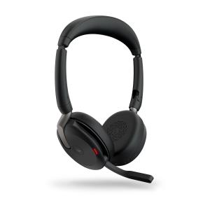 Headset Evolve2 65 flex MS - Stereo - USB-A / BT - Black - Wireless Charging