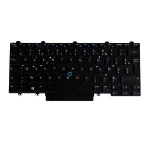 Notebook Keyboard - Backlit 82 Keys - Single Point E-privacy Azerty French For Latitude 7400