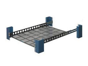 Fixed 2 & 4 Post Rack Mount  Shelf 24in Depth Max 45kg