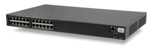 12 port 60W/port IEEE 802.3bt indoor PoE midspan 10G 1kW EU/UK Power Cord