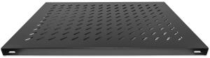 Fixed Shelf - 19in - 1u - 800mm Depth - Heavy-duty - Black