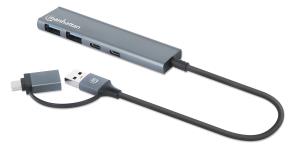 Type-C / Type-A Combo Hub 2x2 4-Port USB 3.0