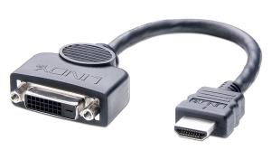 DVI-d Female To Hdmi Male Adapter Cable, 20cm