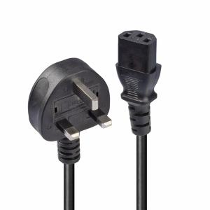 Extension Cable - Uk Mains 3 Pin Plug To Iec C13 - 15m