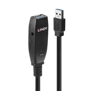 Cable Active Extension Slim - USB 3.0 - Black - 15m