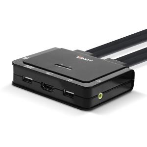 KVM Switch 2 Port Hdmi 18g USB Type C USB 2.0 And Audio Cable