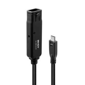 Active Cable USB 3.2 G2 - USB-c Male - USB-c  Male - 5m - Black