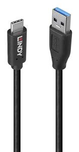 Cable - USB-a - USB-c - 1m 10gbps Grs - Black