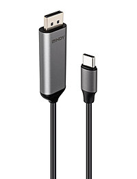 Adaptor Cable  - USB-c - DisplayPort  - 8k 60hz - 1m - Black