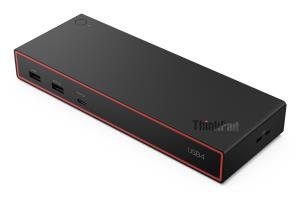 ThinkPad USB4 Dock 5000 - 4x USB-A 3.2 Gen 2 / 2x USB-C 3.2 Gen 2 / HDMI / 2x DP / RJ45 - 100W USB Power Delivery - IT