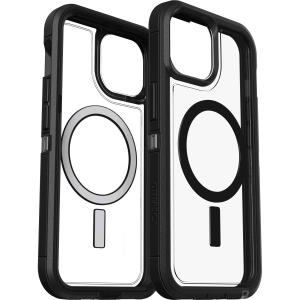 iPhone 15 Case Defender Series XT - Dark Side (Clear / Black)