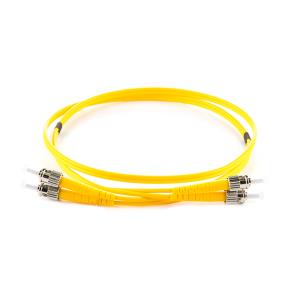 Duplex Fibre Optic Patch Cable - St To St 3m 9/125 Yellow                                           