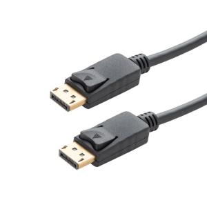 5M V1.2 4K DP CABLE M-M GOLD LOCKABLE CONNECTORS                                                                                                      