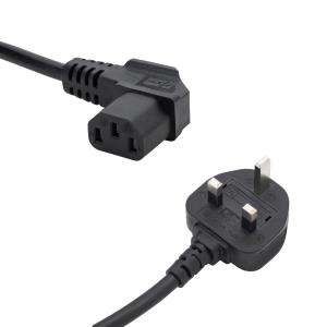 5M UK PLUG TO C13 RIGHT ANGLE                                                                                                                         