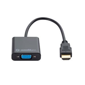 HDMI TO VGA ACTIVE ADAPTER - MALE TO FEMALE (HDMI SOURCE)                                                                                             