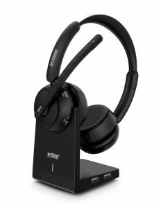 Headset - Movee Max - Bluetooth With Enc Active Noise Canceling And Charging Stand