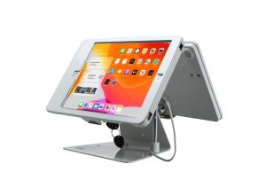 Security Dual-tablet Kiosk Stand For iPads White