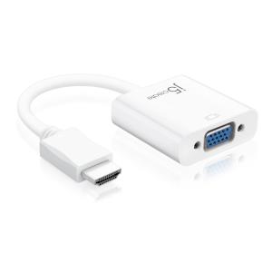 Converter Adapter - 1x Hdmi (male) 1x Vga 1x USB (micro-b) 1x 3.5 Mm (female) - White