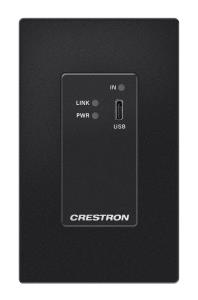 DM Lite 4K Transmitter - USB-C DisplayPort - Signal Extension over CATX Cable - Wall Plate - Black