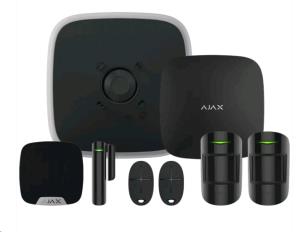 Ajax Kit 1 Hub2(2g)+mp Dd House With Keyfobs (8pd) Black